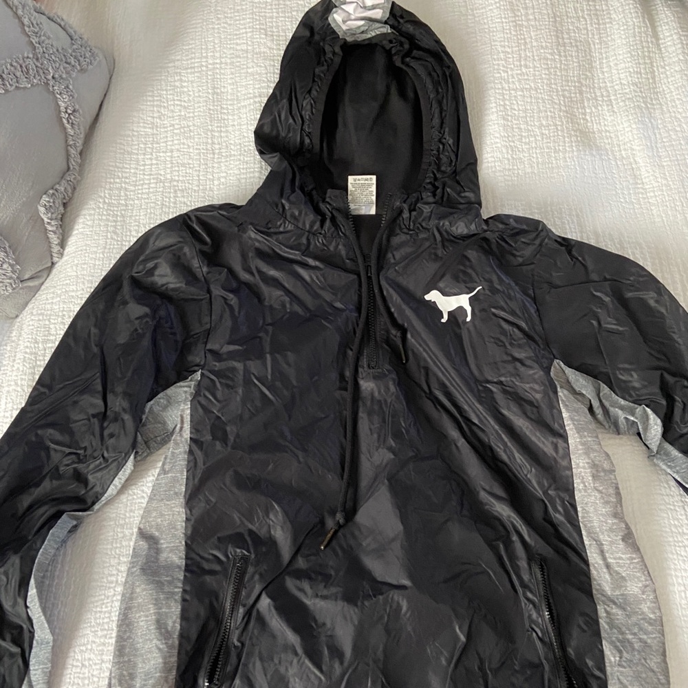 Victoria secret pink Quarter zip wind breaker
